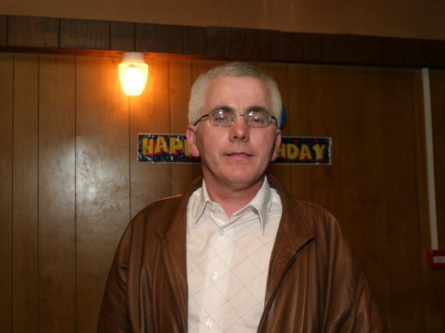 Party celebrations back in 2004: Brian McCloskey