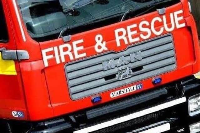 Firefighters tackled the blaze in the early hours of Monday.