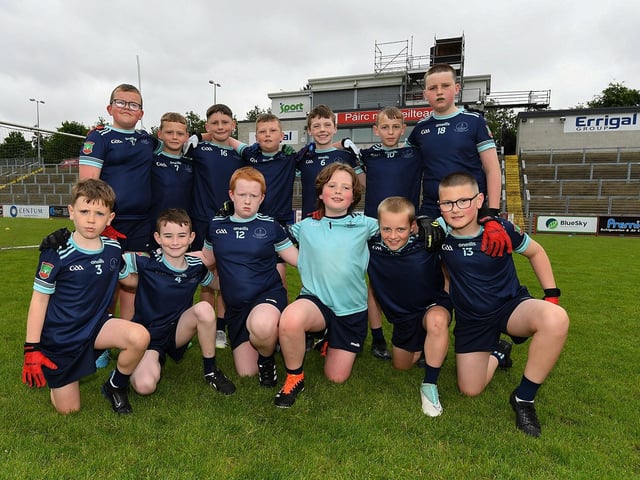 Derry Primary Schools Boys Finals at Celtic Park: Long Tower Primary School. Photo: George Sweeney