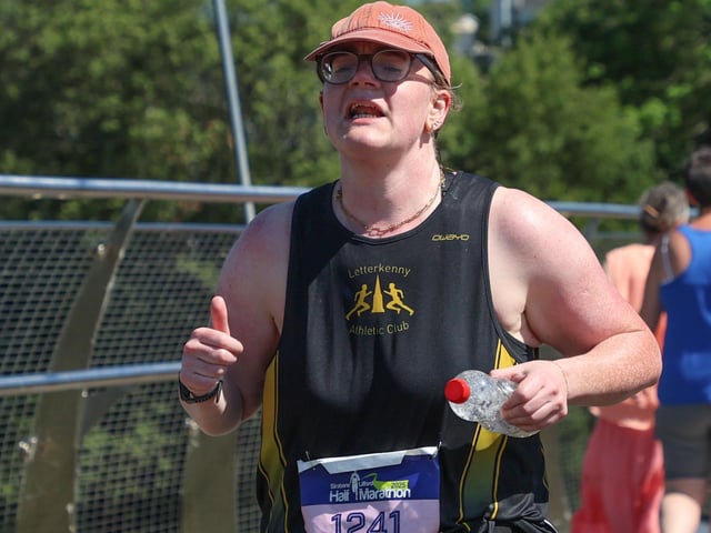 Noelle Lynch of Letterkenny AC makes her way around the course.