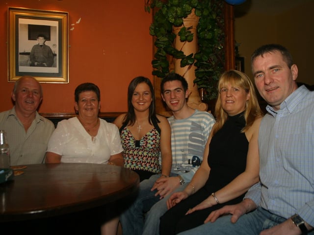 Party celebrations back in 2004: Jim Kennedy.
