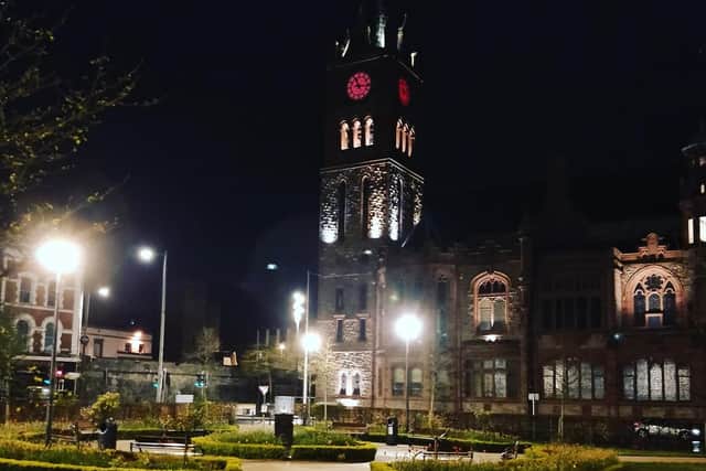 Council building lighting up red for those lost to substance misuse