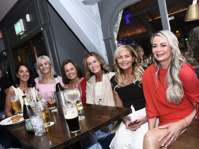 Enjoying the party in The Cosh Bar