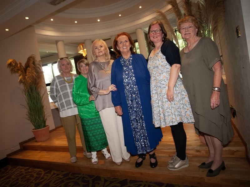 Úna with family members at Saturday's event - Maire Worth, Jean McCafferty, Bláthnaid Mahon, Eliza Jane MacCafferty and Joyce Ann MacCafferty.