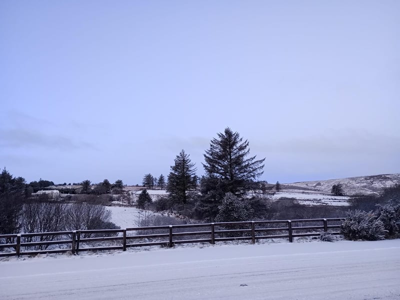 Inishowen, County Donegal in the snow.