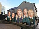 Derry Girls mural.