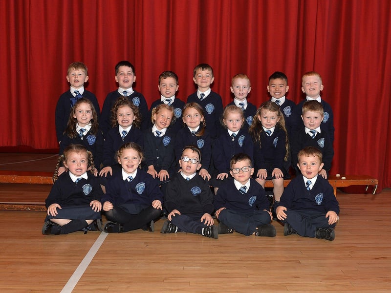 Mrs Coyle’s P1 class at Rosemount Primary School.