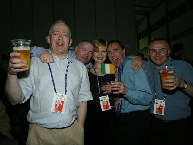 Donegal man Mickey Joe Harte competes in the Eurovision Song Contest in Riga with the song 'We've Got the World'