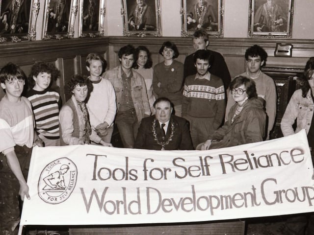 Tools for Self Reliance World Development Group charity, which takes donations of tools and refurbishes them for use in countries where they are needed, at the Guildhall.