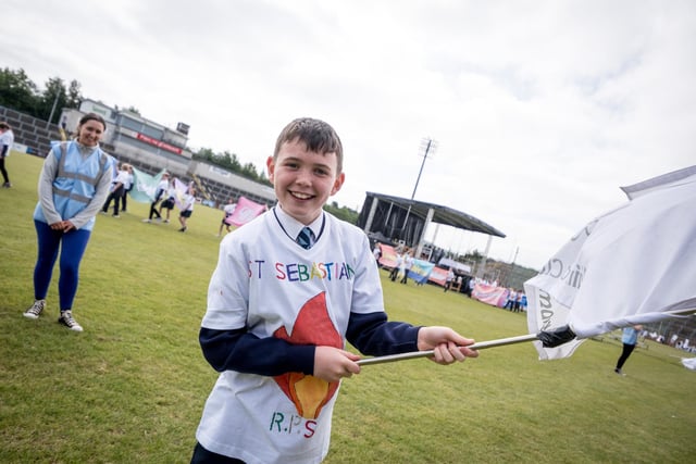 The annual Fan the Flame mass was celebrated recently in Celtic Park for pupils who recently made their confirmation.