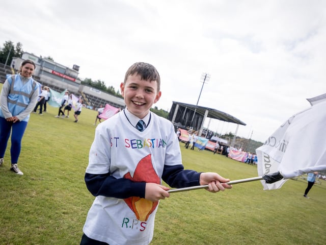 The annual Fan the Flame mass was celebrated recently in Celtic Park for pupils who recently made their confirmation.