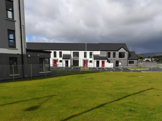 Social housing development adjacent to Templemore Roundabout. Photo: George Sweeney
