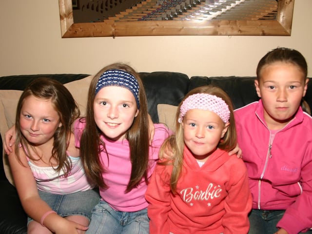 Left to right Cohaome Jade Ciarsha and Chloe having a good time at the party 7465dd : Parties in Derry in July 2005.