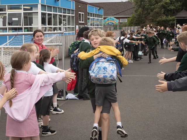 P7 Pupils Sign Off at Greenhaw PS! Jim McCafferty Photography