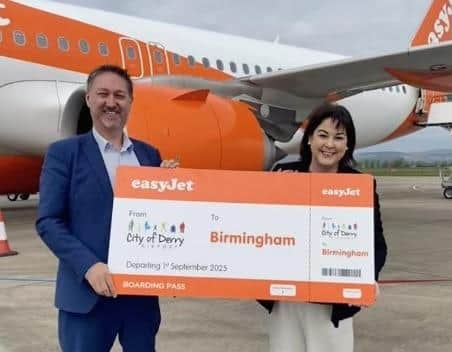 Flights have gone on sale for the new Derry to Birmingham route.