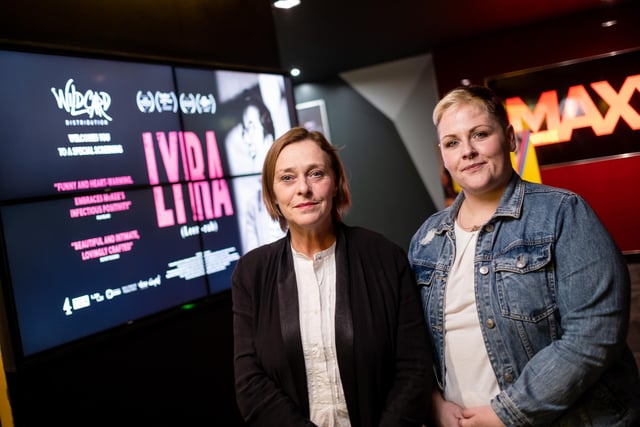 Director Alison Millar and Lyra’s partner, Sara Canning.