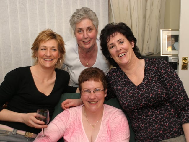 Party celebrations back in April 2004.