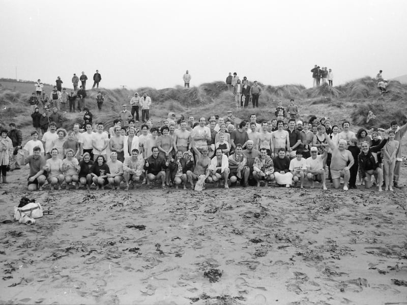 Lisfannon Christmas swim 1992