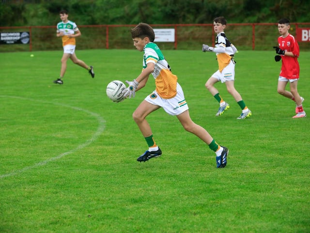 Football action from The Chieftain’s Gaelic Games held at Sean Dolans GAC.  (Photo - Tom Heaney, nwpresspics)