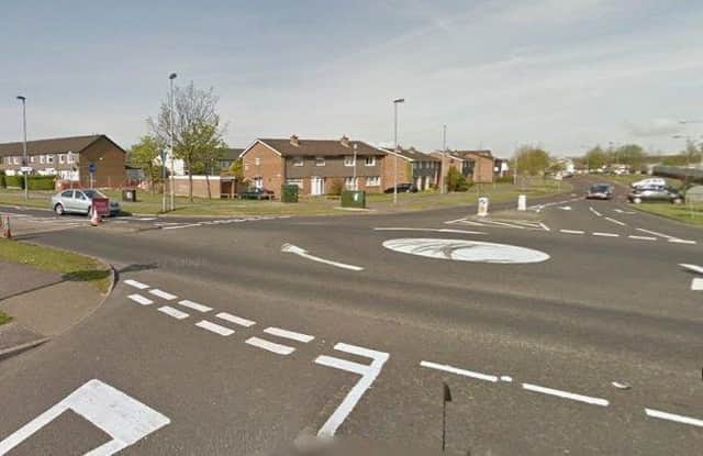 The roundabout at Carnhill. (Google Earth)