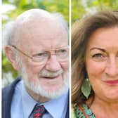 This year's Tip O'Neill Award recipients, from left: Professor William C. Campbell (Photo Credit: Damico), Caroline McLaughlin and John T. Fries.