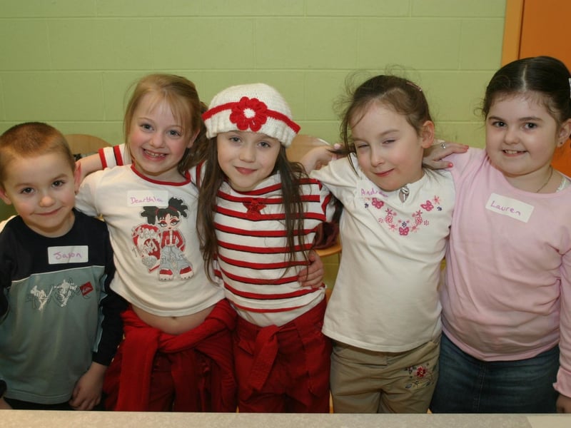 Party celebrations back in 2004: Demi Gallagher.
