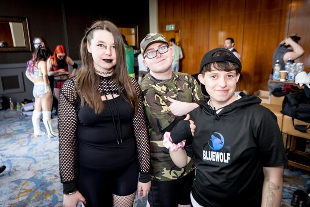 Some of the Tuned In Project participants getting ready to rumble backstage at the City Hotel. Photographs by Stephen Latimer.