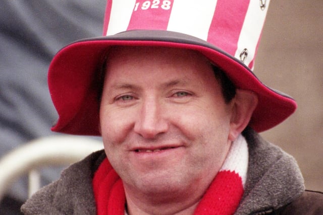 Seamus O'Donnell, staunch Derry City fan ahead of the cup final. Photos by Hugh Gallagher