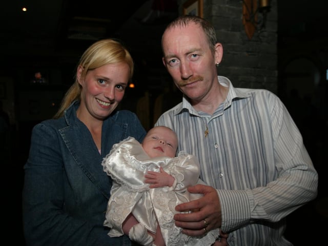 Emma Louise Moore's christening.