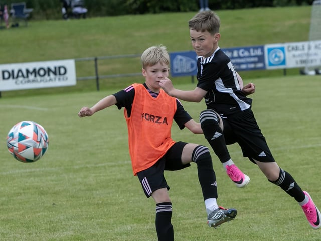 Foyle Cup action from the u-11 Glenavon v. Letterkenny Rovers game at City of Derry Rugby Club on Tuesday morning. (Photos: Jim McCafferty Photography)