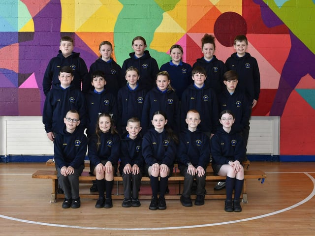 Mrs McCauley’s P7 class at St Therese Primary School.