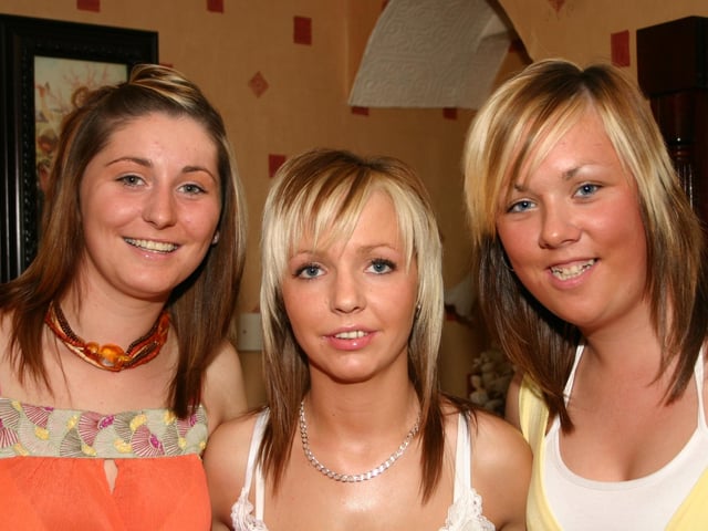 left to right Natashs Shauna and Elisha at the party 8386dd : .