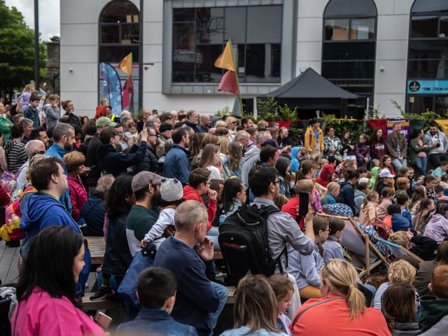 Audience at Frankie Magilligan's show