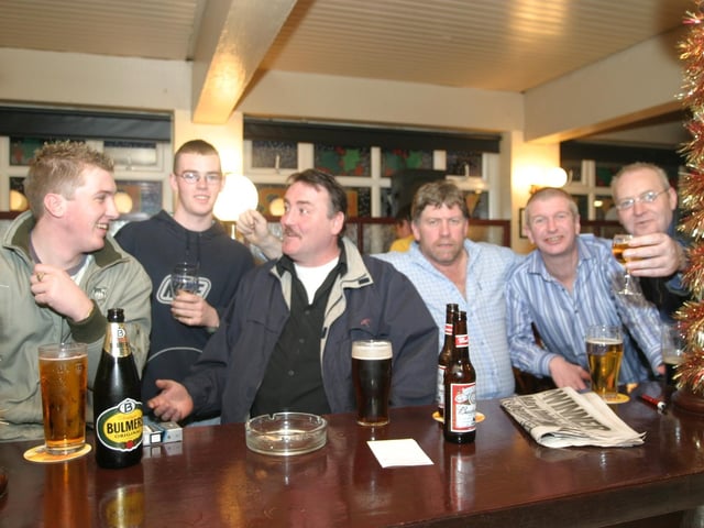Parties and nights out in Derry and Donegal in December 2003.