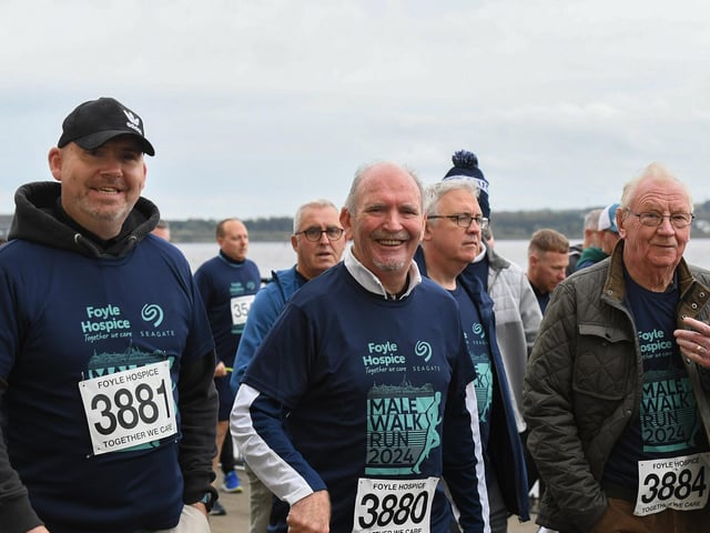 Foyle Hospice Run/Walk participants.  Photo: George Sweeney