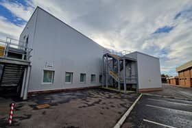 The new £15m custody suite in the Waterside.