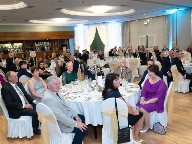 Some of the guests at the Tip O'Neill Irish Diaspora Awards 2024 in Inishowen Gateway Hotel on Friday last. Photo Clive Wasson