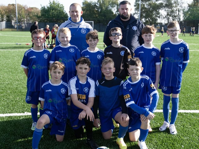 The Trojans 2013 team who played in the Sean O'Kane Memorial Tournament at St. Joseph's on Sunday.