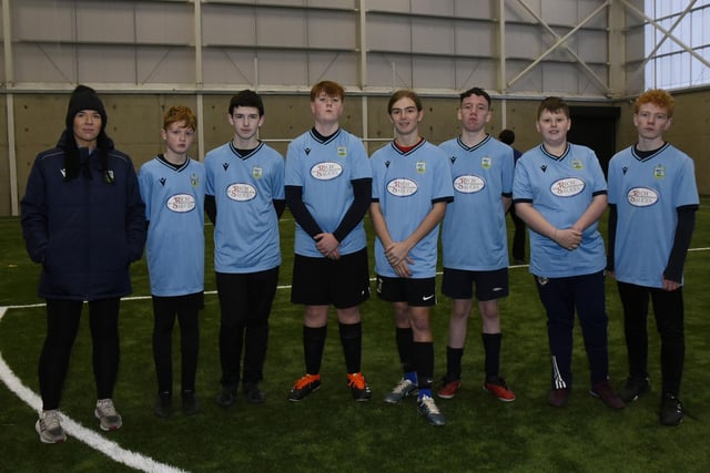The Ards Rangers team pictued before Sunday's tournament. (Jim McCafferty Photography)