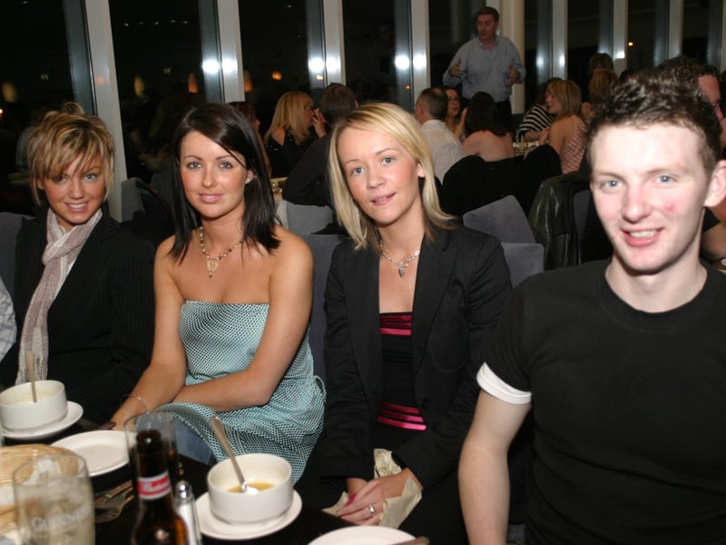 Christmas parties in Derry in December 2003.