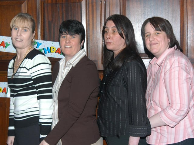 Parties and celebrations in March 2005: Breege Coyle.