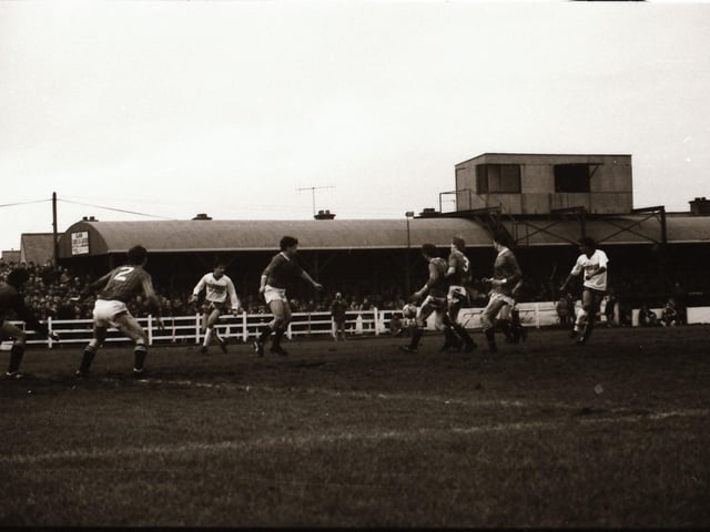 Derry City fans follow their team to Sligo for an away game against Rovers.