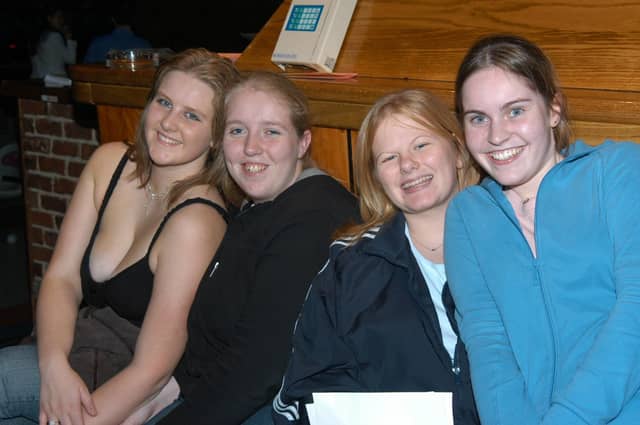 A Girls night out at the bowling alley for Kirsty Barr, Gemma Mitchell, Michelle Crawford and Roberta Nicholl.