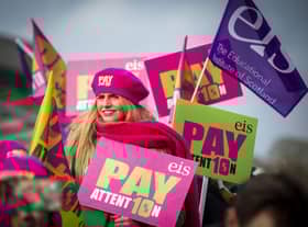 Schools in Scotland are set to close in January as teachers prepare to walk out again in pay dispute.  Picture: Lisa Ferguson.