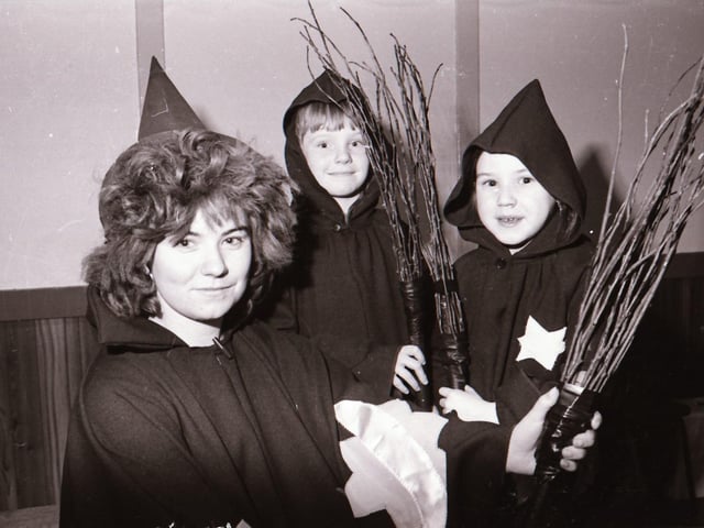 Actors in the Marian Hall panto.