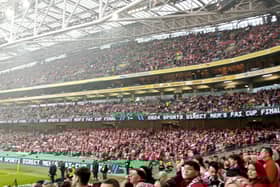 Derry fans in Dublin.