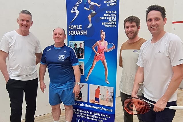 Ballyshannon who finished third in the NW Invitational Squash event at Brooke Park.