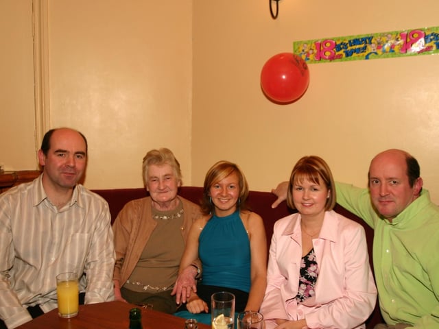 Bradley's 18th birthday.