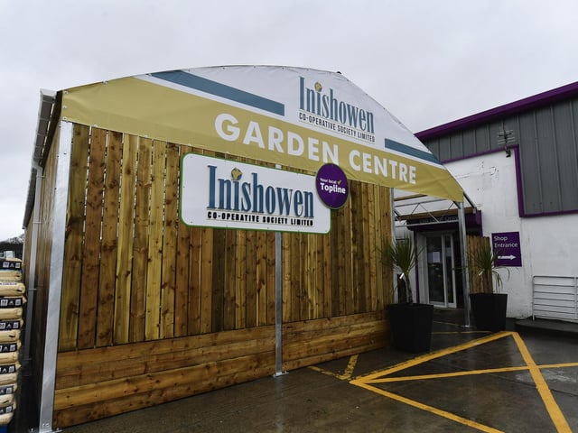 The newly opened Garden Centre at the Inishowen Cooperative Centre in Buncrana. Photo: George Sweeney