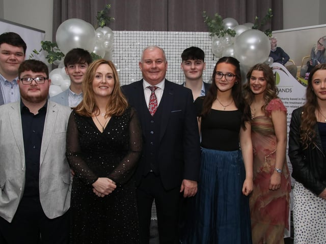 Group pictured at Northland’s 50th Anniversary Gala Dinner held in The Everglades Hotel. (Photo - Deirdre Heaney, nwpresspics)